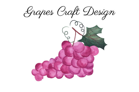 Download Watercolor Grapes, Hand Painted Art - Paint Collection