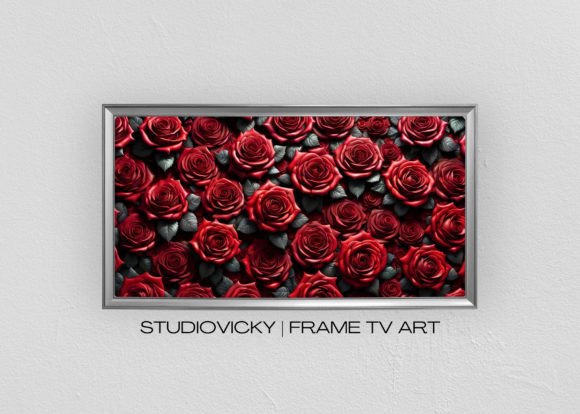 Download Gothic Roses Frame TV Art - Roses Collection