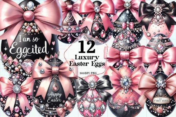 Download Luxury Easter Eggs Sublimation Clipart - Easter eggs sublimation Collection