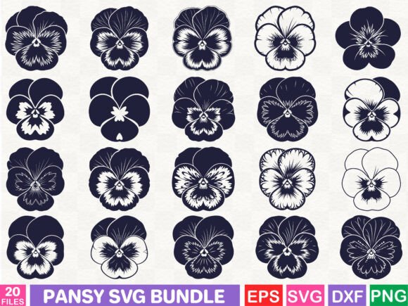 Download Pansy SVG Bundle - Pansy Collection
