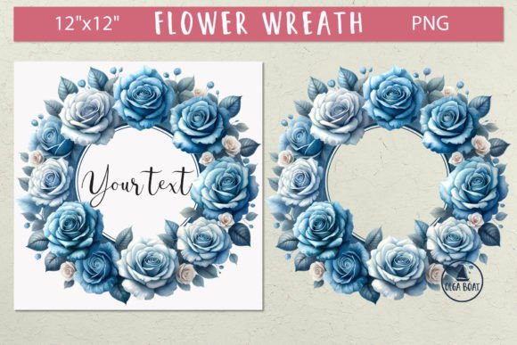 Download Blue Roses Png | Roses Wreath Clipart - Roses Collection